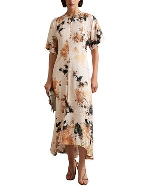 Reiss Chrissy Occasion Floral Dress - Natural