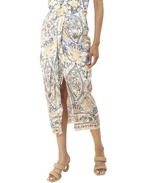 Hale Bob Draped Skirt - Natural