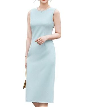Adelin May Midi Dress - Blue