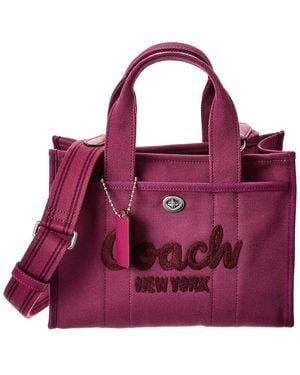 COACH Cargo Canvas Tote 26 - Purple