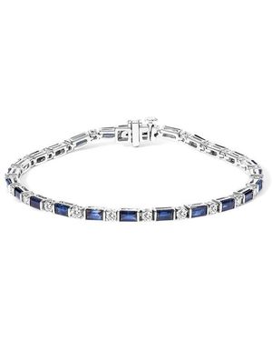 Haus of Brilliance 14K 1.00 Ct. Tw. Diamond & Tennis Bracelet - White