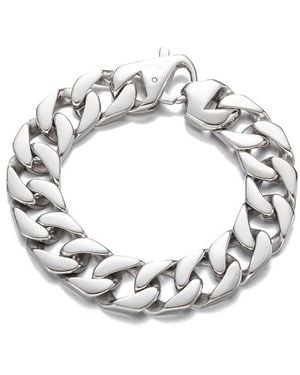 Eye Candy LA Luxe Collection Titanium Cuban Link Bracelet - Metallic