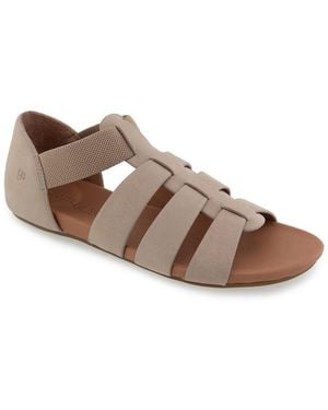Gentle Souls Lennon Nubuck Sandal - Brown