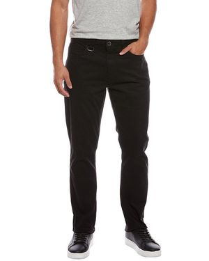 KARL LAGERFELD Stretch Slim Leg Linen-Blend Jean - Black