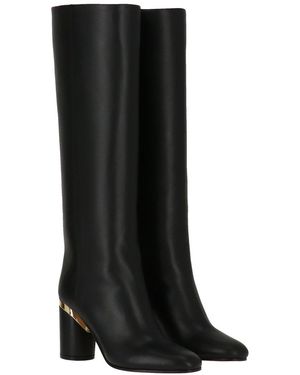 Jimmy Choo Jayla 85 Leather Boot - Black