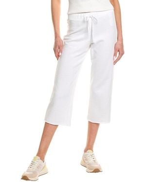 Splendid Terry Cropped Sweatpant - White