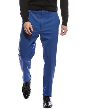 Theory Wool-blend Pant - Blue