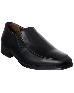 M by Bruno Magli Pitto Leather Loafer - Black