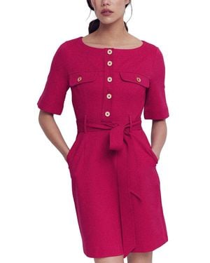 Boden Bria Ponte Shift Dress - Pink