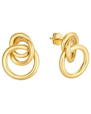 Gabi Rielle Femme Felling 14K Plated Dangle Earrings - Metallic