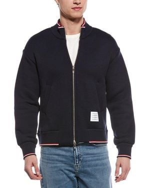 Thom Browne Loopback Oversized Jacket - Blue
