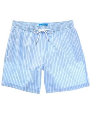 Blue Wave Stretch Swim Short - Blue