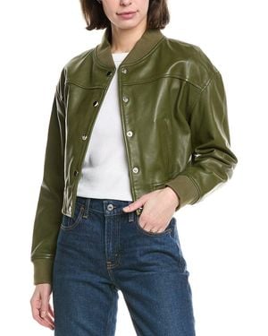 Walter Baker Lindsey Leather Jacket - Green