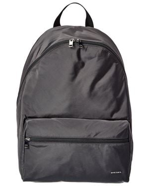 DIESEL Logo Basic Letter Backpack - Grey