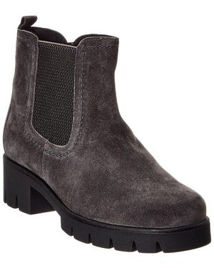 Gabor Suede Chelsea Boot - Black