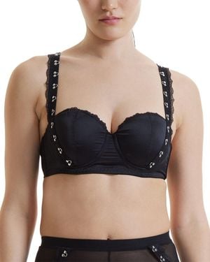 Hanky Panky Hook & Eye Underwire Bra - Black