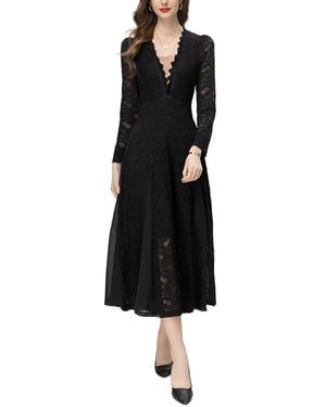 LIONELLO SALVI Midi Dress - Black