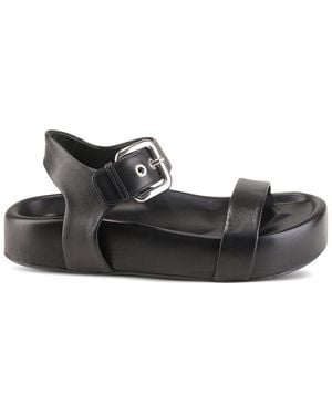 Agl Attilio Giusti Leombruni Jane Sandal Leather Sandal - Black