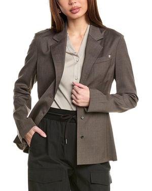Helmut Lang Combo Wool Shirt - Grey