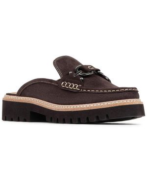 Donald J Pliner Hassie Suede Mule - Brown
