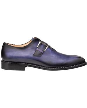 Mezlan Machado Leather Oxford - Blue