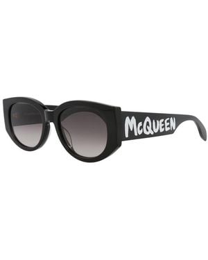 McQueen Am0330S 54Mm Sunglasses - Black
