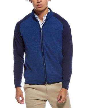 Peter Millar Vista Hybrid Full-zip Jacket - Blue