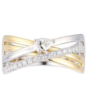 Gregg Ruth 18K Two-Tone 0.42 Ct. Tw. Diamond Ring - White