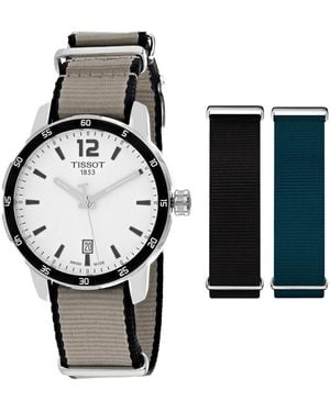 Tissot Quickster Watch With Interchangeable Straps - Black