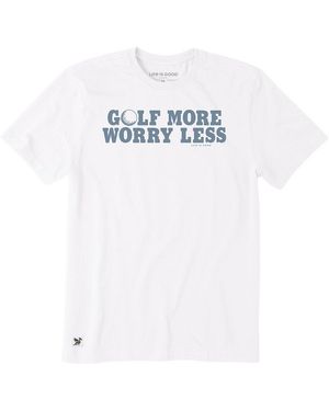 Life Is Good. Crusher T-Shirt - White