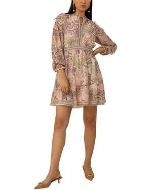 Hale Bob Shelby Mini Dress - Natural