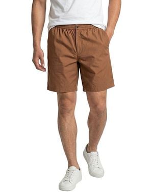 Theory Straight Short - Brown