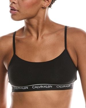 Calvin Klein Lightly Lined Bralette - Black