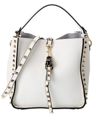 Tiffany & Fred Paris Leather Hobo Bag - White
