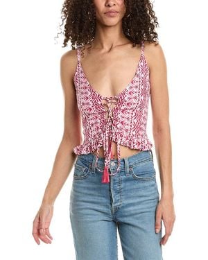 Tiare Hawaii Frill Top - Red
