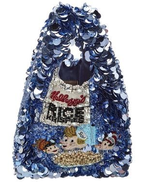 Anya Hindmarch Rice Krispies Mini Tote - Blue