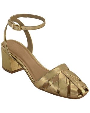 Bernardo Atlas Leather Pump - Metallic