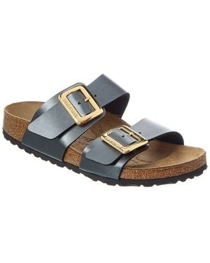 Birkenstock Sydney Luxe Narrow Birko-Flor Sandal - Black