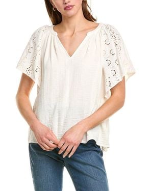 Velvet By Graham & Spencer Tish Top - White