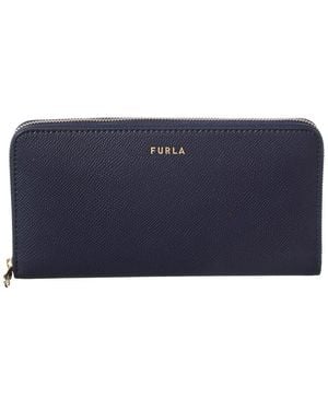 Furla Gardenia Leather Wallet - Blue