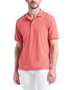 Robert Graham Aaron Knit Polo Shirt - Red