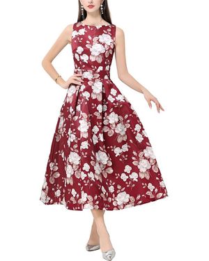 FLORIDA CLOTHING Midi Dress - Red
