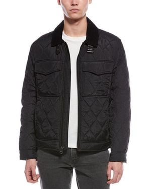 Cole Haan Diamond Quilt Short Jacket - Black
