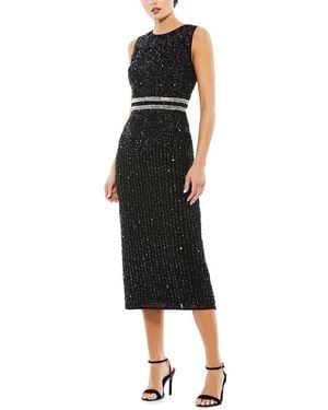 Mac Duggal High Neck Dress - Black