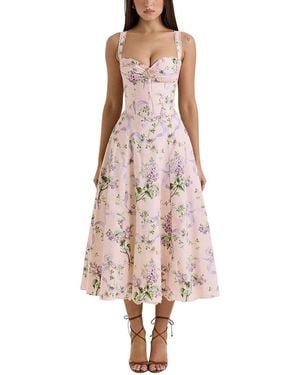 COLON DIANA Midi Dress - Pink