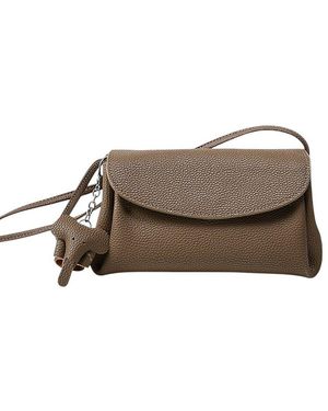 Adele Berto Leather Crossbody - Brown