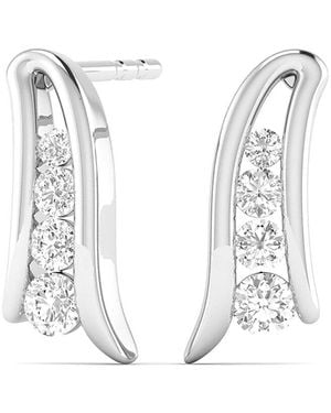 True Diamond 14K 0.26 Ct. Tw. Diamond Earrings - White