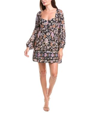 Saltwater Luxe Smocked Mini Dress - Black