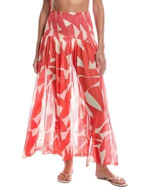 Hutch Rivi Cover-Up Skirt - Red