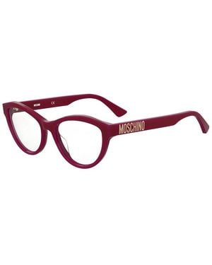 Moschino 52Mm Optical Frames - Red